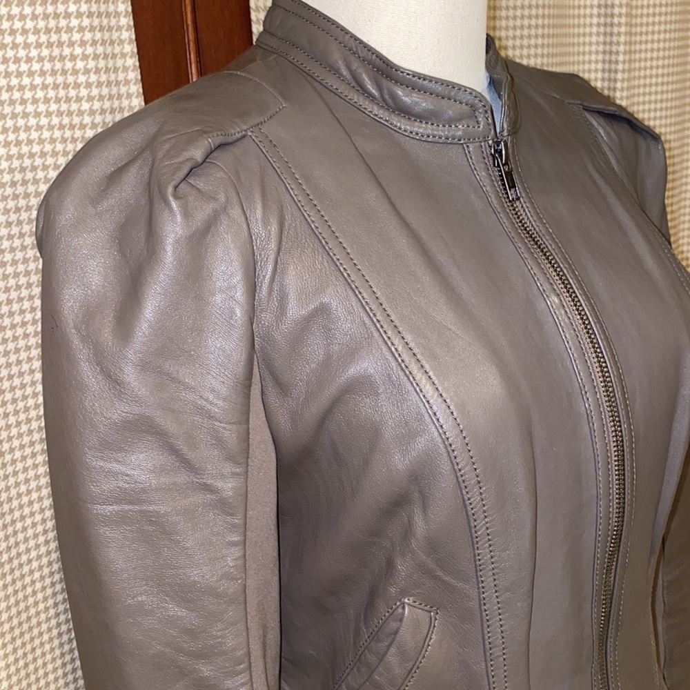 hinge leather jacket - Picture 2 of 7